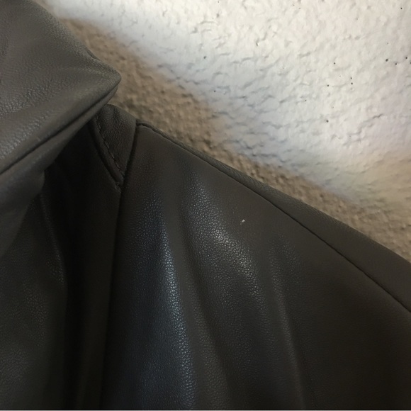 Soia & Kyo Lambskin Leather Zip Up Jacket - Picture 10 of 16